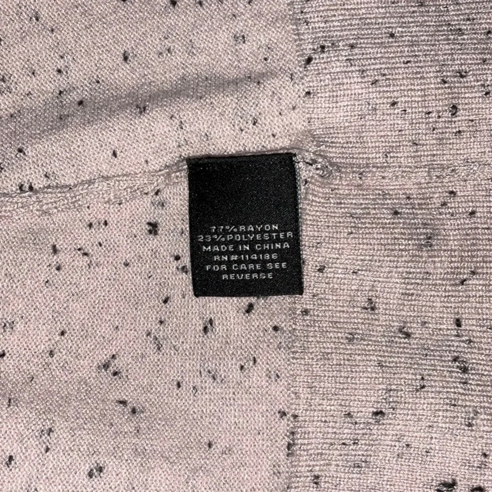 Pink Open Front Cardigan with Black Flecks by Verve Ami - Size Medium - Picture 9 of 10